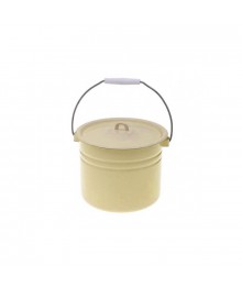 Ведро с крышкой Стальэмаль цельнотянутое 9 л светлое С41222.ц (2/уп)Посуда эмалированная оптом Сталь Эмаль. Эмалированные кастрюли оптом.