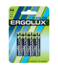 Бат LR6 Ergolux BP-8 (уп.48)Батарейки оптом