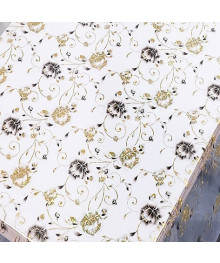 Клеенка GRACE силикон-прозрачная с рис. 0,6х20м 0,65 мм Laser LS-8006C1