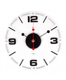 Часы настенные СН 3030 - 026 прозрачные, открытая стрелка "Стиль 1" (d=30см) (10/уп)астенные часы оптом с доставкой по Дальнему Востоку. Настенные часы оптом со склада в Новосибирске.