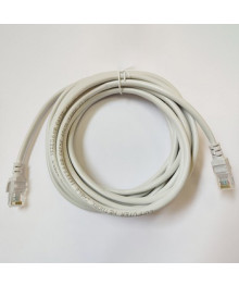 Патч корд UTP 1м кат. 5е, 4 пары, литой, серый