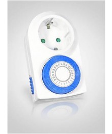 Таймер розеточный для электроприборов Robiton ME-01 (механич, программрование на 24 часа)птом. Большой катлог таймеров оптом с доставкой по Дальнему Востоку. Таймеры оптом в Новосибироске.
