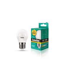 Эл. лампа светодиодная Camelion LED-G45-12W-/830/E27(Шар 12Вт 220В, аналог 100Вт) уп.1/10/100нецк, Ленинск-Кузнецк, Барнаул, Горно-Алтайск, Бийск и др. Большой каталог светодиодных ламп оптом.