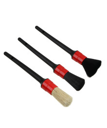 Набор щеток для детейлинга, 3 штуки