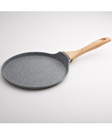 ALPENKOK Сковорода блинная АК-0045/24N GREY MARBLE литая с антиприг покрытием, индукц 24см (6/уп)