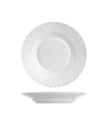 LIRA LRK 0020, стекло, цвет: белый, Чаша  202мм. /уп.6/48шт.