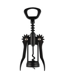 Штопор Mallony CLASSICO NERO из сплава цинка, non-stick, цвет:черный