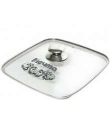 Мечта Крышка стеклянная квадратная 24см КР24Г (10/1) доставкой - Новосибирск, Новокузнецк, Горно-Алтайск. Низкие цены, большой ассортимент посуды оптом