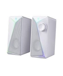 Колонки Defender J5 2.0 USB 6 Вт,белый,RGB, питание от USB