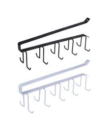 Вешалка подвесная на полку VETTA, 10 крючков, 26х7см, металл