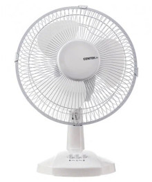 Вентилятор Centek CT-5006 белый настольный 25Вт, решетка-сетка 27см, лопасти 23 см, 2 скорости