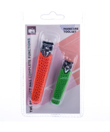 Кусачки д/ногтей  маникюрные на листе 2шт LM-D-2  (524083)