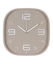 Часы настенные СН 2501 - 002 квадрат 25х25см, корпус бежевый, "Классика" (10)