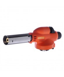 Горелка газовая портативная ЧИНГИСХАН с пьезо, свободн. вращ., цанг.захват, шир. сопло, пласт.,латуМангал оптом со склада в Новосибирске. Большой каталог посуды для пикника оптом по низкой цене