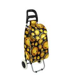 Тележка + сумка, до 30кг, 33х94х28см, 29л, сатин, колеса ЭВА d16см