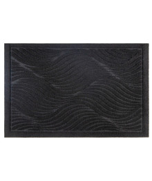 Коврик SUNSTEP влаговпитывающий с тиснением "Dune" 60x90 см, чёрный