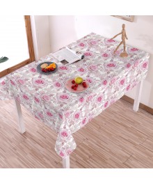 Клеенка GRACE STS2201 ткань с пвх покрытием, жемчуг с бежево-кремовыми цветами, 1,37(+-3)х20м