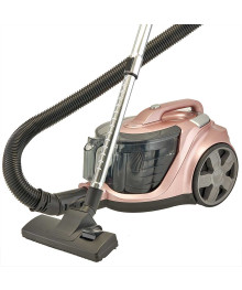 Пылесос DELTA DL-0853 СУПЕРЦИКЛОН, бежево-розовый: 2400Вт,НЕРА-фильтр (1)