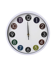 Часы настенные LADECOR CHRONO круглые, 30x30x4 см, пластик, стекло, 1хАА