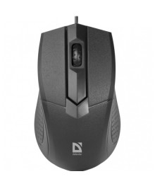 Мышь Defender провод Optimum MB-270 PRO черный 3кн,1200dpi,1,8м тефл
