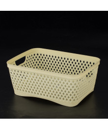 Корзина "Ромбики" М 290*210*120мм ваниль (512010)