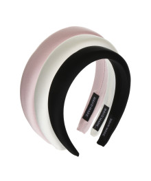 Ободок для волос, 3 см, полиэстер, пластик, 3 цвета, ACS25-2