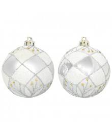 Шары PBD6-6-882-S, 6 шт., 6 смгрушки оптом. Елочные игрушки оптом по низкой цене со склада в Новосибриске. Елочные игрушки оптом.