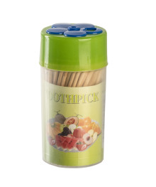 Зубочистки бамбук, 100шт. в баночке цветочек (524513)