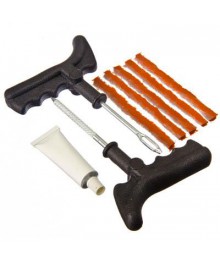 Набор для ремонта бескамерных шин №3: клей, 5 жгутов, Y-инструмент Новокузнецк, Горно-Алтайск. Низкие цены, большой ассортимент. Автоаксессуары оптом по низкой цене.