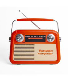радиопр БЗРП Fresh РП-341", УКВ 87,5-108МГц, оранж, DC5В, акб, BT/USB/AUX