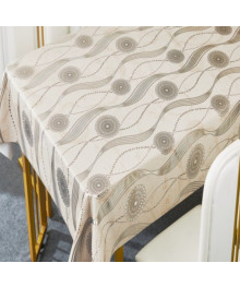 Клеенка GRACE TS-01EB Металлик ткань с пвх покрытием золот/сереб. принт 330г/м2 1,37(+-3)х20м