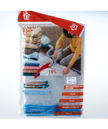 Пакет вакуумный для хранения одежды 50*60см (71935)