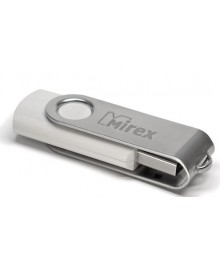 USB2.0 FlashDrives32 Gb Mirex SWIVEL WHITEовокузнецк, Горно-Алтайск. Большой каталог флэш карт оптом по низкой цене со склада в Новосибирске.
