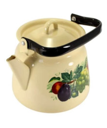 Чайник Стальэмаль 3,5л Дар лета палевый с петлей С2716.П*63 (4/уп)