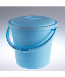 Ведро   8л пласт пищевое с крышкой Бриз (84091)