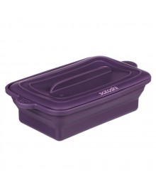 Контейнер складной для запекания (пароварка) 20х11х7см прямоугольный, силикон