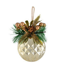 Украшение подвесное "Композиция" цвет золотой