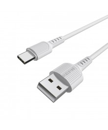 Кабель USB - TYPE C  BOROFONE BX16 Белый 2A, 1м