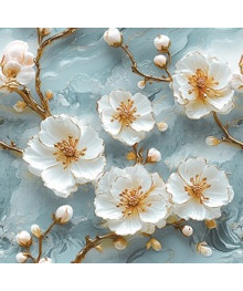 Клеенка GRACE STS6044-1 глянцевая ткань с пвх покрытием, 340-360 г/м2 1,4х20м