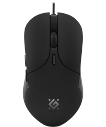 Мышь Defender провод игр Oria GM-178 черная, радуж 3600 dpi 1,5м 6кн