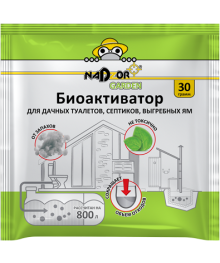 Биоактиватор д/дачных туалетов и септиков, порошок 30гр Nadzor