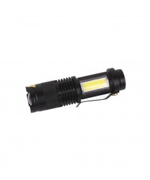 Фонарь  Camelion LED 51531 черный, LED XPE + COB, ZOOM, 4реж., 1xLR6, алюм, блистерари Camelion оптом. Большой каталог фонарей Camelion оптом по низкой цене со склада в Новосибирске.