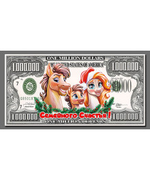 Магнит  2026 Символ Года "Доллар Год Лошади 1"