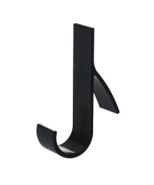 Крючки для ванной на радиатор обогрева, 4шт, полистирол, черный