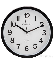 Часы настенные кварцевые ENERGY ЕС-139 черные