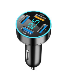 ЗУ в прикуриватель TDS TS-CAU71 (4*USB, QC3.0, 2400mA)