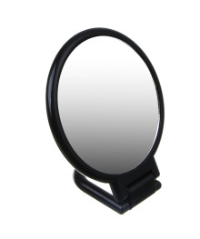 Зеркало настольное складное Леон, зум х1,х2, пластик, стекло, 15,5х9,3х0,8см, черный