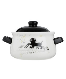 Котейка Горшочек для запекания, 500мл, 17х12х10,5см, керамика