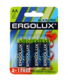 Бат LR3            Ergolux BL-3+1 (FREE)  (40шт)  уп.40/960