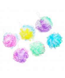 Мочалка-спонж "Шар", мягкая 40гр, 5-6 цветов Товары для ванной оптом с доставкой по Дальнему Востоку. Большой каталог товаров для ванной оптом.